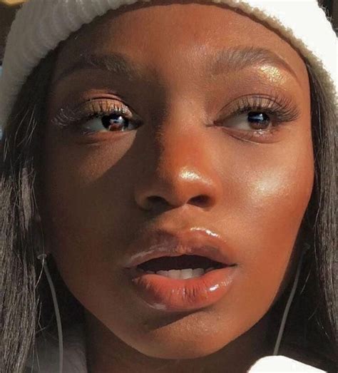 dark skin no makeup