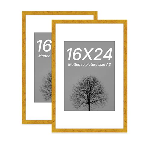 Art Street Synthetic Document Large Size Wall Photo Frame, Set Of 2 Big ...