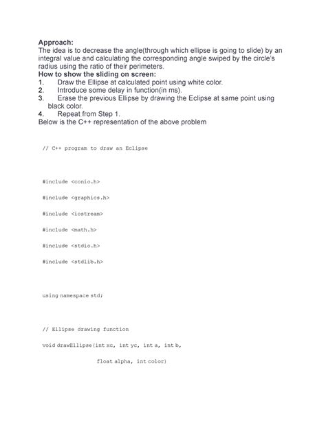 practical set of experiments - Approach: The idea is to decrease the ...