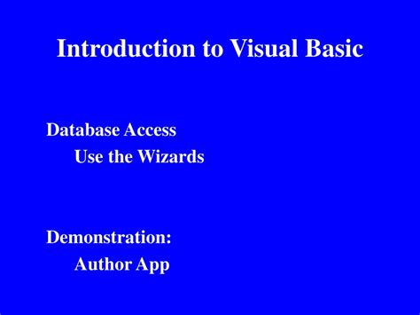 Visual Basic Introduction 的图像结果