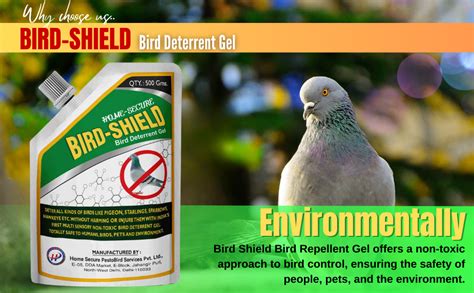 Bird-Shield Bird Repellent Gel | Non-Toxic, Eco-Friendly Anti Bird ...