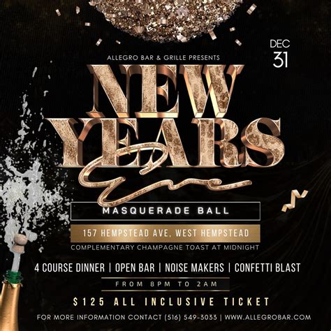 NYE Masquerade Ball, 157 Hempstead Ave, West Hempstead, NY, United ...