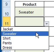 Image result for Sort List Data Validation