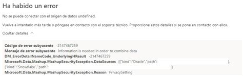 Solved: Information is needed in order to combine data - Microsoft ...