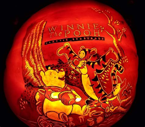 Winnie The Pooh Pumpkin at sascanopyblog Blog
