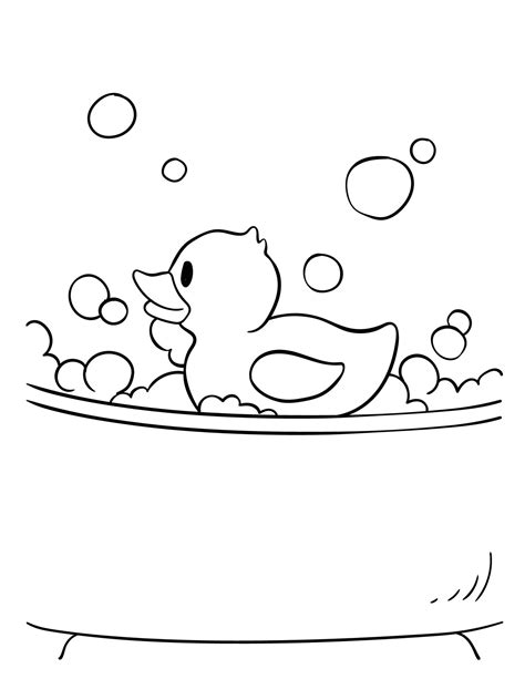 Rubber Duck Coloring Pages Coloring Rubber Ducks Duck Ducky Pages ...