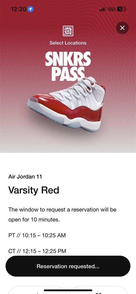 Sneaker pass hurry kinda late bug still have 4 mins : r/SNKRS