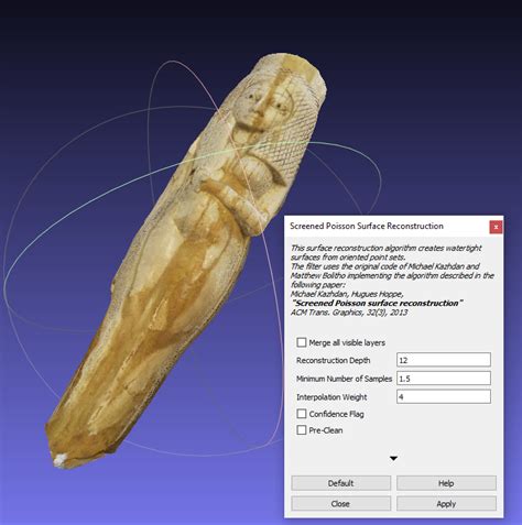 Image result for MeshLab Make Solid