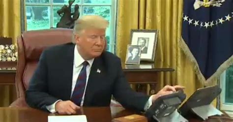 Video: US President Donald Trump tried to use a speakerphone and it did ...