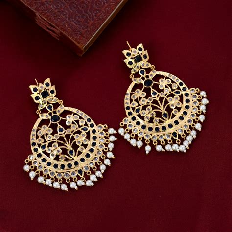 Shop Chandbali Earrings Online at Best Price - Rebaari