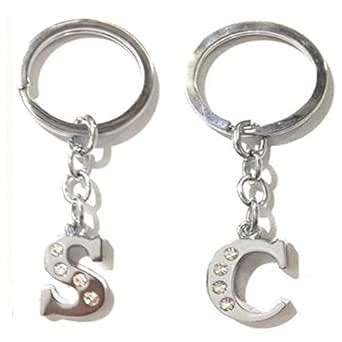 Rashi Traders Alphabet C Letter & S Letter Key Chain : Amazon.in: Bags ...