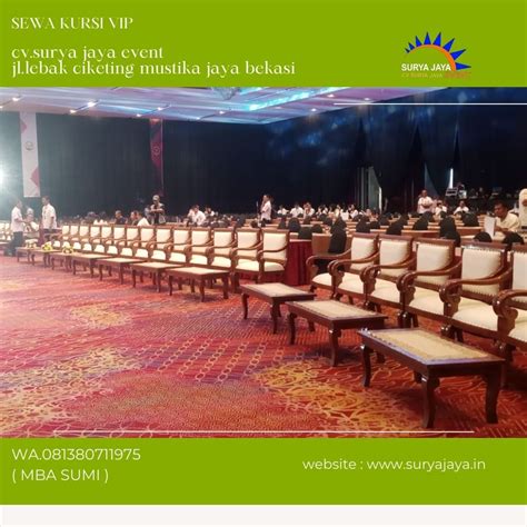 Sewa Kursi Vip Untuk Event Istimewa Di Jakarta