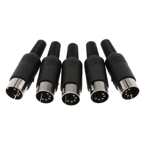 ⚡️Buy Maxbell DIN Mini Pin Male Plug Audio Jack Connector for Keyboard ...