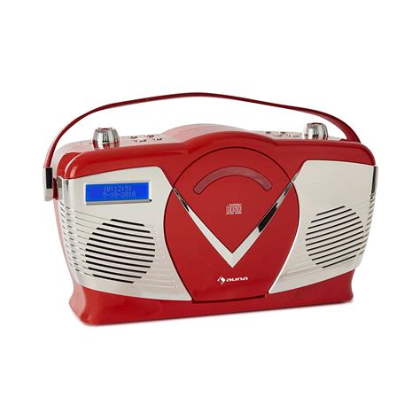 Buy AUNA RCD-70 DAB Retro CD Radio - DAB Radio, Retro Radio, Bluetooth ...