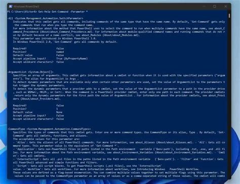 PowerShell Help Command 的图像结果