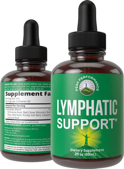 Amazon.com: Lymphatic Drainage Supplements Pills & Drops - Organic ...