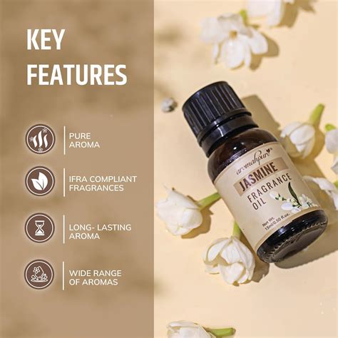 Buy Jasmine Fragrance Oil for Diffusers & Candle Making – Aromahpure
