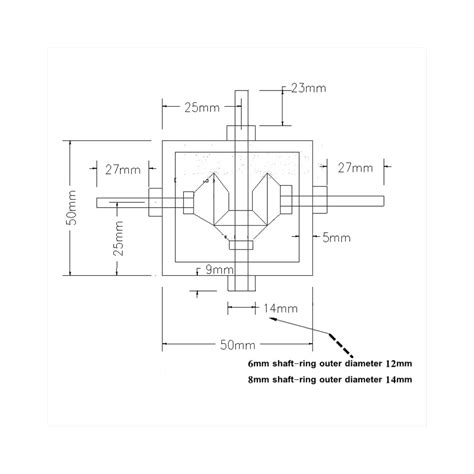 PGFUN 1:1 Right Angle Bevel Gearbox 1 Module 20 | Ubuy India