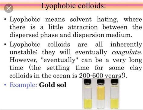 what is lyophobic colloid? - Brainly.in
