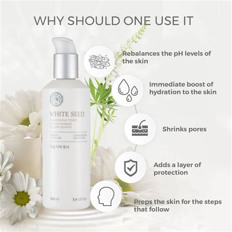White Seed Brightening Toner — The Face Shop