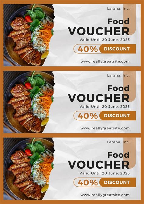 Customize 311+ Food Coupon Templates Online - Canva - Worksheets Library