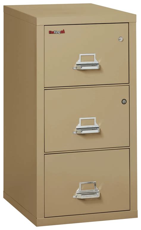 3 Drawer Fireproof File Cabinet with Hidden Safe