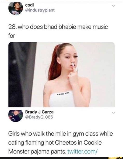 28. who does bhad bhabie make music for Girls Who walk the mile in gym ...