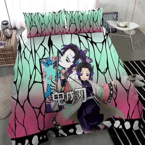 Kocho Shinobu Haori Demon Slayer Bedding Set Anime Style - Themazicc ...