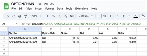 Image result for Sheets Chain Functions