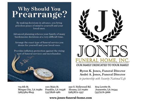 Jones Funeral Home - Houma, La - Home