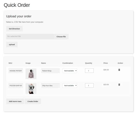 Image result for Quick Turn Order