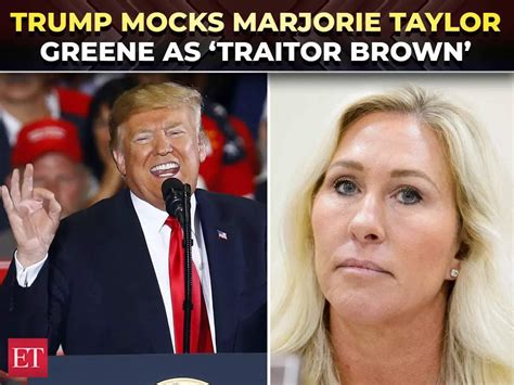 'What the hell happened to her?': Trump roasts MTG, calls her 'Marjorie ...