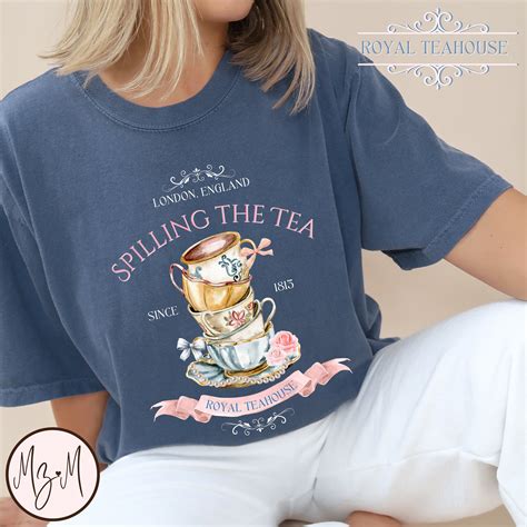Spilling the Tea Shirt Tea Party Literature Shirt Spill the Tea Book ...