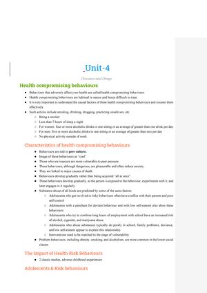 Health and Wellness Notes-11-46 - Health Psychology - Christ University ...