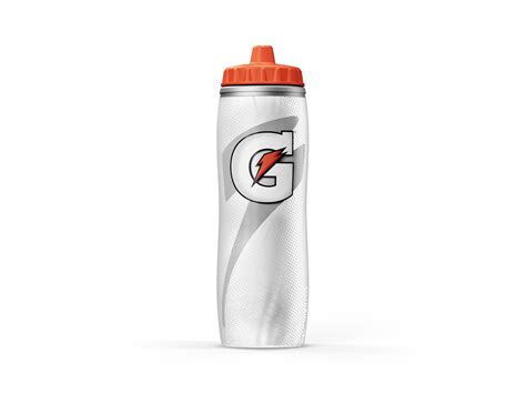 White Insulated Squeeze Water Bottle (30 oz) | Gatorade Official Site