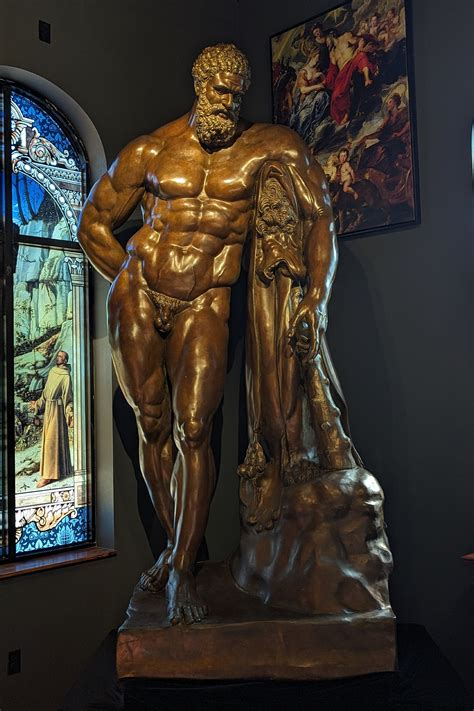 Glykon of Athens' Bronze Farnese Hercules - Global Art Authority