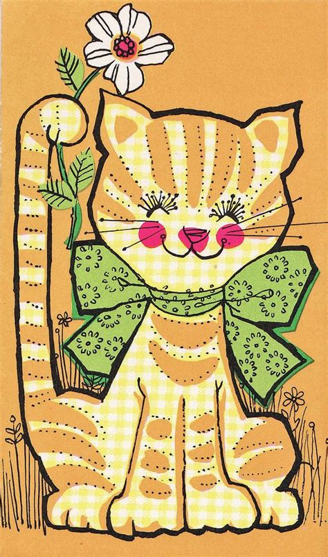 cat cartoon 1970s