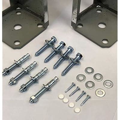 Buy Vinyl Fence Concrete/Wood Post Mount Tower with Mounting Kit ...