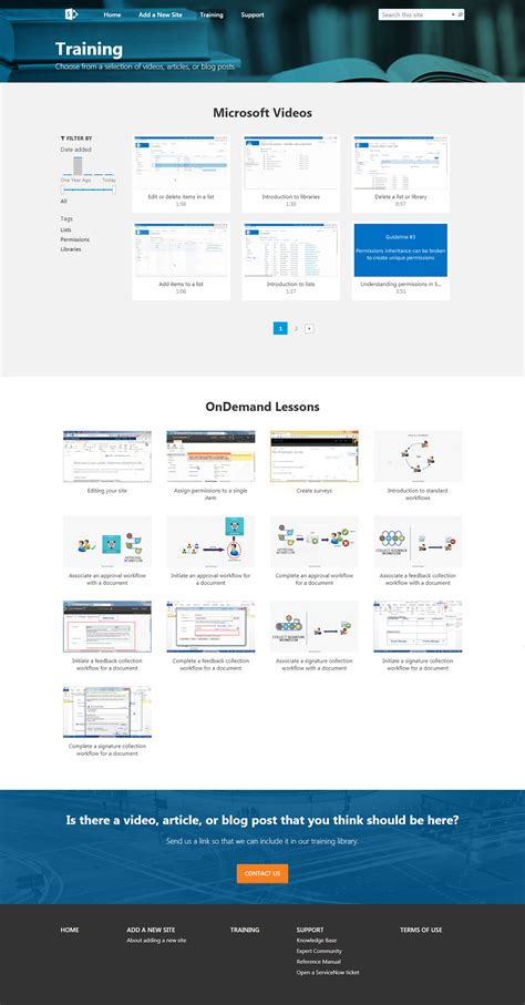 Image result for SharePoint IT Support Page Design