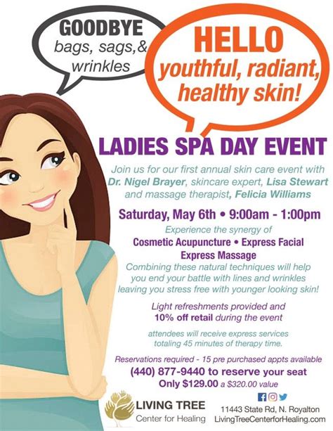 Ladies Spa Day, Living Tree Center for Healing, North Royalton, 6 May ...