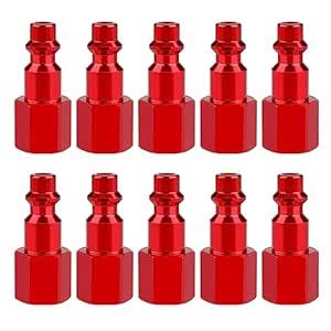 10 Pcs 1/4inch NPT Female Air Hose Quick-Connect Adapter Air Tool ...