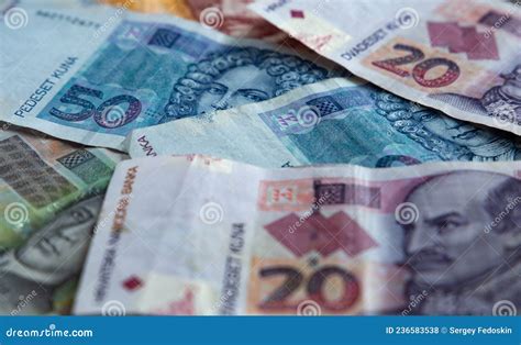 Kuna is the Croatian Currency. Close-up Shot Stock Photo - Image of european, banking: 236583538