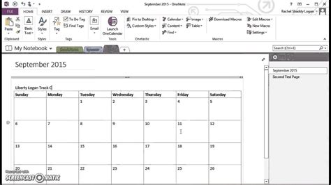Image result for Insert Planner Calendar in OneNote