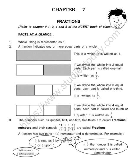 Image result for Maths Exercise Class 5 Fraction