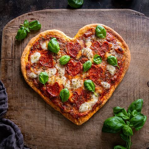 Heart-Shaped Pizzas - Easy Peasy Foodie
