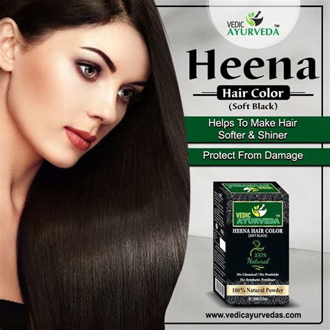 Soft Black Henna Hair Color Natural Hair Color
