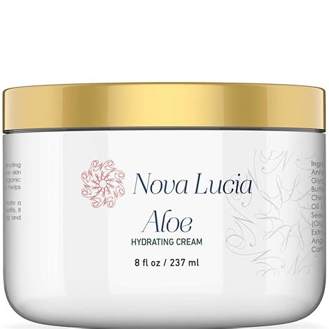 Container Hawaiian Aloe Vera 8oz Face Moisturizer to use Day or Night for Sunburn Relief, Eczema ...