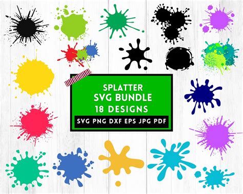 Image result for Splatter Pattern SVG