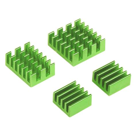REES52 Heatsink for Raspberry Pi 4 Model B - Pack of 4 PCs - Raspberry ...