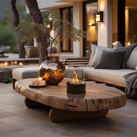 Fire Pit Coffee Table Indoor